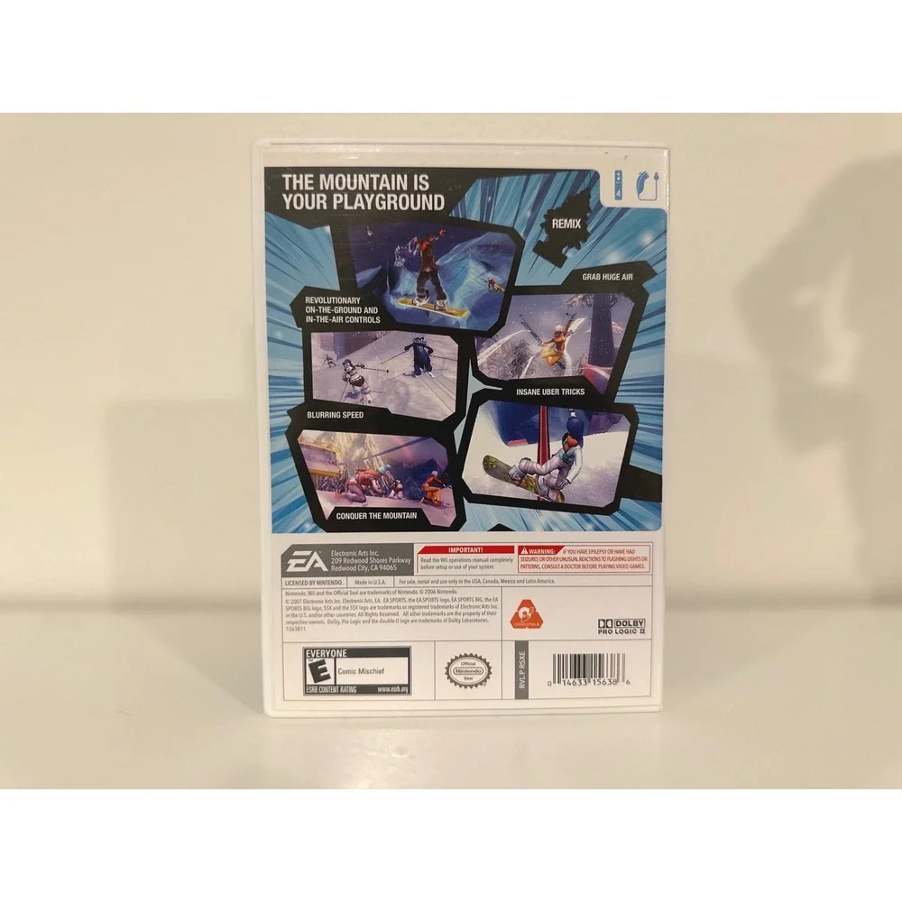 SSX Blur Nintendo Wii Complete CIB w/ Manual Tested EA Sports BIG 2007